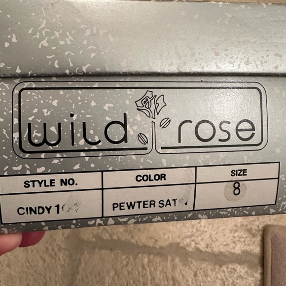 WILD ROSE Satiny/Sparkly Dress shoes - Picture 5 of 5